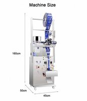 Machine de remplissage et d'emballage automatique de sachets de sucre en poudre et de café instantané avec imprimante de date