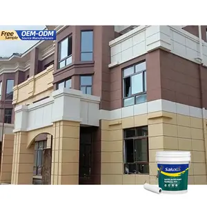 Stucco Exterior Wall Emulsion Paint High Gloss Exterior Out Door Wall Paint Water Resistant Paint For Exterior Walls