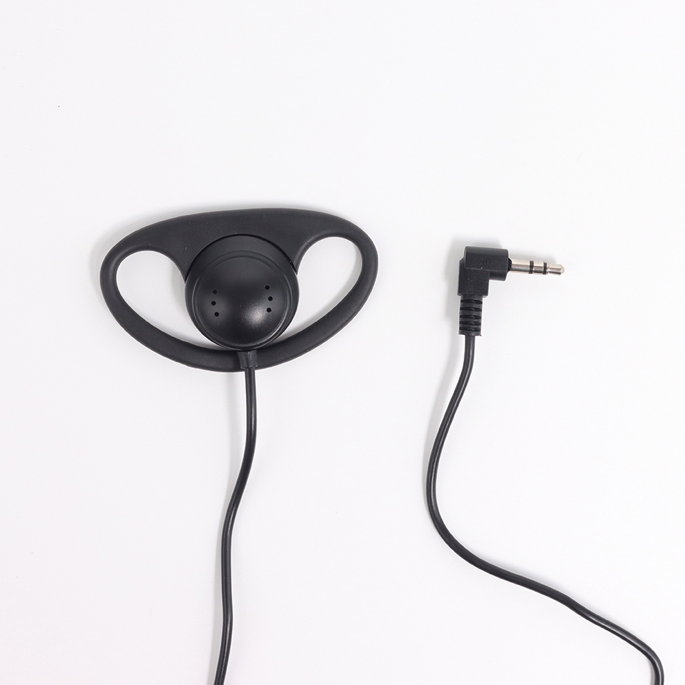 D Shape Soft Hook Headset <strong>Earbuds</strong> Single Side 3.5mm Clip Type Wired Earphones for Phone Laptop PC Conferences Tour <strong>Guide</strong> System