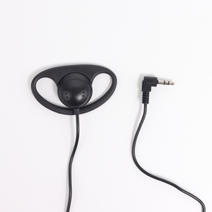 Auricolari a Gancio Morbido a Forma di <span class=keywords><strong>D</strong></span>, Monoauricolari con Clip da 3,5mm, Cuffie Cablate per Telefono, Laptop, PC, Conferenze, Sistema Guida Turistica - Product Image 1