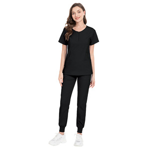 Uniformes Médicos Personalizados con Logotipo al por Mayor, Blusas con Múltiples Bolsillos, Secado Rápido, Cierre de Cremallera, Elástico, Poliéster para Hospital - Product Image 6
