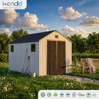 Abri de jardin Kenda APEX 8x12 pour l'extérieur, résistant aux intempéries, pour ranger les outils de jardin et les affaires du jardin
