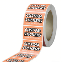 Étiquettes rondes personnalisées, papier vinyle adhésif, autocollant imperméable, impression d'étiquettes, autocollant avec logo, étiquettes en rouleau