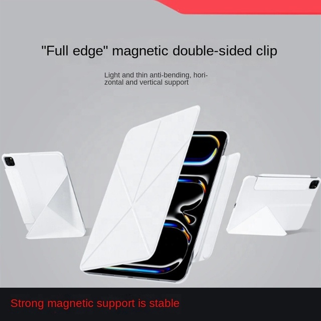 Magnetic Detachable Y Fold Rotating Stand Case for iPad Pro 11 Air 10.9 Inch Tablet Cover With Pencil Holder