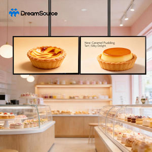 Pantalla Digital <span class=keywords><strong>de</strong></span> Menú Independiente <span class=keywords><strong>de</strong></span> 32, 43 y 55 Pulgadas, 2K 4K, Wifi, Pantalla Dividida, Bisel Super Estrecho, para Restaurantes - Product Image 1