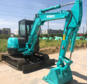รถขุด KOBELCO-SK55SR มือสองจากญี่ปุ่นใช้ขุดตีนตะขาบเข้ากันได้กับหนอนผีเสื้อ - Product Image 3