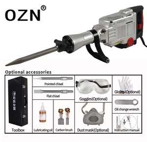 <span class=keywords><strong>Marteau</strong></span> de démolition à faible vibration, brise-roche électrique portable avec kit complet d'accessoires de ciseaux - Product Image 2