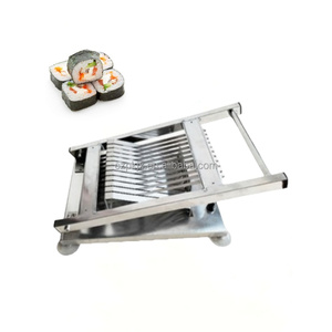 Nouveau type de coupe-rouleaux à <span class=keywords><strong>sushi</strong></span> manuel de style coréen 20 mm / 8 pièces, trancheuse à rouleaux de riz, machine à trancher en vente - Product Image 4