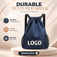 Sac à dos de sport unisexe tendance, imperméable, séparé pour articles secs et humides, avec cordon de serrage, en polyester, portable, 21L, pour la natation