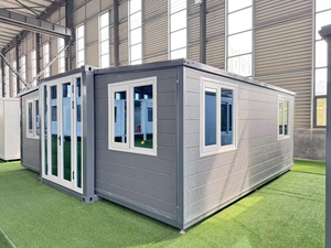 Conteneur extensible de luxe de 40 pieds 20 pieds 20 pieds Maison Cabine Modulaire en acier Hôtel Mobile Minuscule avec salle de bain et énergie solaire - Product Image 4