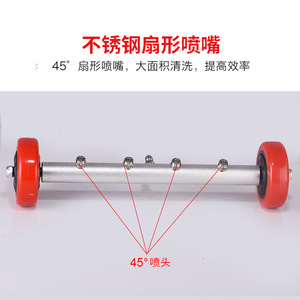 Snodda Car Undercarriage <b>Brush</b> 3-Bar Aluminum Plastic Cleaner 16-Inch Floor Washer High Pressure 4000Psi - Product Image 4