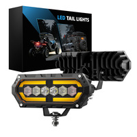 Phare de travail LED 5 pouces 39W 1597LM Blanc Ambre Spot Flood DRL Éclairage tout-terrain IP68 Étanche pour 4x4 Camion VTT UTV SUV Pick-up