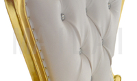 Chaise de mariage en or pour enfant, chaises de trône pour événements de roi bon marché pour banquet de mariage