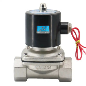 Vanne solénoïde en acier inoxydable 304 série 2S, 1/4 pouce, normalement fermée, pour le contrôle de l'eau, AC 220V, usage industriel - Product Image 1