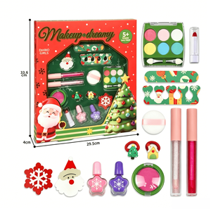 Nouveau Kit de Maquillage de Noël 2026 pour Enfants, Non Toxique, Vente en Gros, Ensemble de Beauté pour Jeu d'Imitation pour Fillettes, <span class=keywords><strong>Jouet</strong></span> Cosmétique Lavable et Sûr - Product Image 4