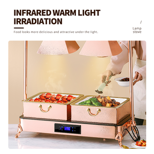 Vincitori attrezzature per la ristorazione commerciale martellata scaldabalini lampada riscaldante di lusso - Product Image 4