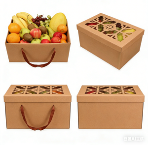 Caja de papel para envasado de frutas y alimentos profesionales, impresión de logotipo en caja de papel, embalaje en caja de papel - Product Image 4