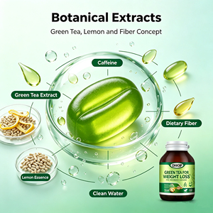 Capsules brûle-graisses à l'extrait de haricot blanc et de café vert, aide à bloquer les glucides et à brûler les graisses, 60 portions - Product Image 3