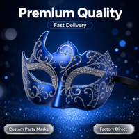 Masque de fête pour adulte en PVC intégral pour Halloween et le Poisson d'avril