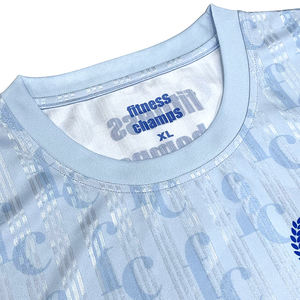 Camiseta de Fútbol Personalizada con Diseño Sublimado, Transpirable, de Manga Corta, Cuello Redondo Clásico - Product Image 4