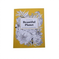 Livre de coloriage pour adultes personnalisé OEM, couverture souple, anti-stress, motif floral mandala, reliure piquée à cheval, vente en gros idéale pour les boutiques de cadeaux