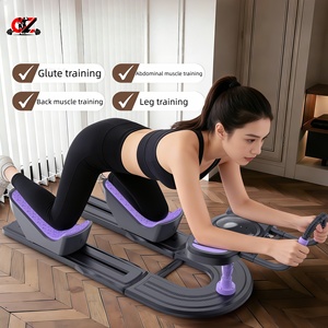 New Anti-Slip Foldable <b>ABS</b> Material Adjustable Bodybuilding Fitness Crawling Machine Core Strength Trainer Home Use Waist - Product Image 6