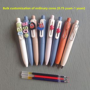 Mini Chubby Quick-Drying Neutral Plastic Pocket Pen with Thick Ink 0.5mm Tip Stylish Click-Action for Students and Office Use - Product Image 3