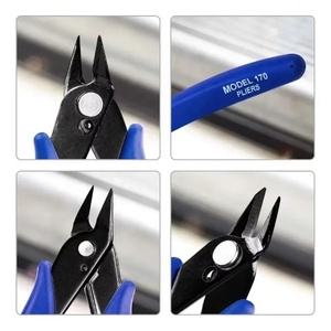 Alicates <span class=keywords><strong>de</strong></span> corte diagonal DIY para cables, 170 mm, alicates electrónicos <span class=keywords><strong>de</strong></span> corte diagonal, cortacables - Product Image 6