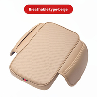 Boîte d'accoudoir de voiture confortable, installation facile, en cuir PU, boîte de rangement pour voiture, accoudoir central universel, boîte de rangement rotative