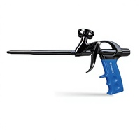 Pistolet à mousse en alliage d'aluminium de qualité industrielle OEM/DIY avec poignée pistolet et cadre squelette