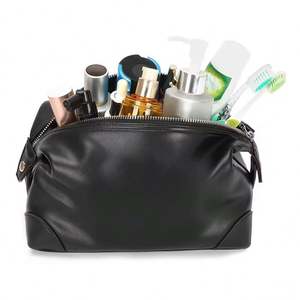 Neceser de Viaje Impermeable de Cuero PU Premium para Hombre, Bolsa Organizadora para Cosméticos y Artículos de Afeitado - Product Image 2