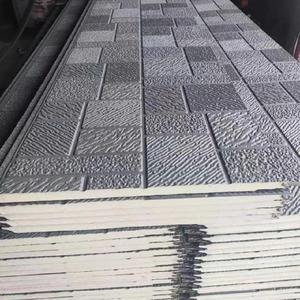 Panneau mural de fabricant renommé 2025 avec <span class=keywords><strong>isolation</strong></span>, panneau mural en PU, panneaux décoratifs en polyuréthane pour structure <span class=keywords><strong>l</strong></span>égère en acier - Product Image 2