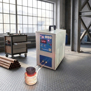 Four de fusion à <span class=keywords><strong>induction</strong></span> portable IGBT 15KW 3-6KG pour la coulée de cuivre, laiton, bronze et la fusion industrielle - Product Image 1