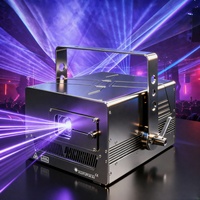 Lumière Laser professionnelle personnalisée 8W-20W ILDA DMX RGB avec contrôle Bluetooth pour KTV DJ scène spectacles Disco mariages pistes de danse