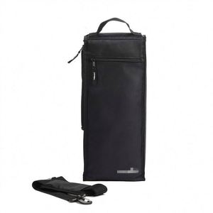 กระเป๋าเก็บความเย็นแบบพกพาสำหรับเบียร์กระป๋องและเครื่องดื่ม ทำจากผ้า Oxford สีดำ กันน้ำ และมีฉนวนกันความร้อน - Product Image 3