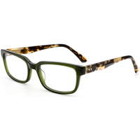 Monture de lunettes rectangulaires rétro Elan Optical YB6619 à prix abordable, unisexe, en acétate, sans peinture, livraison directe d'usine
