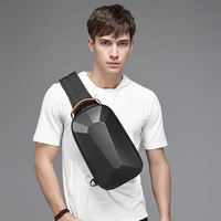 Nouveauté 2026 – Sac de Poitrine Noir Personnalisable pour Homme – Sac à Bandoulière Décontracté Léger et de Haute Qualité pour Usage Quotidien