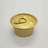 Offre Spéciale boîtes de conserve rondes en métal vides en aluminium de qualité alimentaire pour l'emballage de viande de poisson thon sardine avec couvercle à extrémités ouvertes faciles