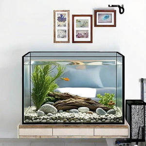 Ultra helder groot rechthoekig glazen zoutwateraquarium op maat gemaakt volume elektrisch 220V modieus binnen schildpad- en viskwekerij - Product Image 3