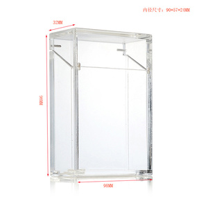 20PCS vuông rõ ràng minh bạch thuốc lá Hộp bảo vệ nhẹ hơn Acrylic thuốc lá trường hợp - Product Image 6