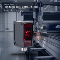 Capteur de déplacement laser DT35 DTOF 1000Hz 10m IP65 pour la mesure de l'écart de soudure à vitesse variable, fabriqué sur mesure
