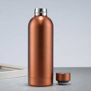 Custom Colors Party Outdoor Portable Stainless Steel Cola Flask Vacuum Insulated Sports Water <b>Bottle</b> 12-24hr Thermal Insulation - Product Image 3