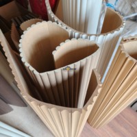 Panneau mural en MDF polyester, panneau acoustique en bois à lattes