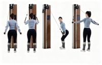 TBFIT Appareil de Musculation Numérique Intelligent Mural pour la Maison, Machine à Câbles à Double Moteur, Résistance 100 kg, Équipement de Fitness