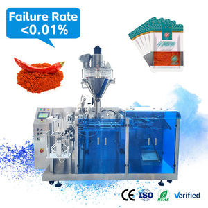 Machine d'emballage automatique de poudre en sachets Doypack préformés avec doseur à vis sans fin – Unité de remplissage et de thermoscellage pour sachets à fermeture éclair - Product Image 1