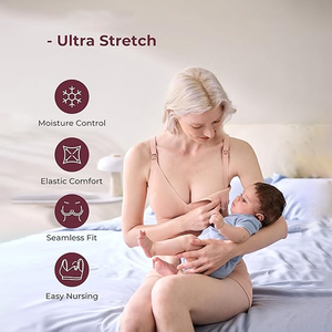 Soutiens-<span class=keywords><strong>gorge</strong></span> d'allaitement antibactériens pour la santé, protection contre les fuites, <span class=keywords><strong>soutien</strong></span>-<span class=keywords><strong>gorge</strong></span> de maternité sans fil grande taille pour femmes - Product Image 1