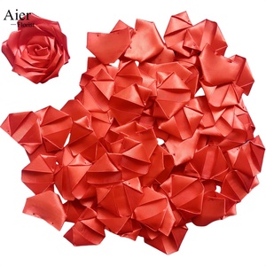 Aierflorist Petali di Rosa Fatti a Mano all'Ingrosso, Confezione di Materiale Semi-Lavorato con Nastro, 100 Pezzi - Product Image 3