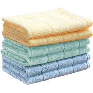 Esun Serviettes de nettoyage en microfibre réutilisables et lavables de haute qualité, torchon écologique pour la cuisine - Product Image 1