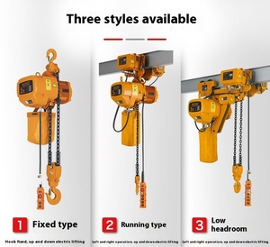 Palan de construction de haute qualité 500kg palans électriques à chaîne unique avec crochet de levage pour grue à flèche - Product Image 3