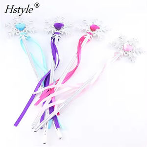 Hstyle nuovo prodotto regina elegante <span class=keywords><strong>Elsa</strong></span> principessa <span class=keywords><strong>Anna</strong></span> bacchetta magica + diadema di strass + corona per capelli + guanto SET regalo per ragazza - Product Image 6
